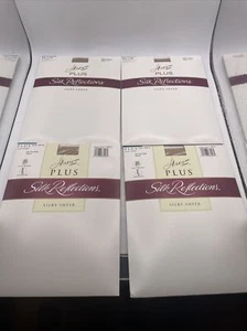 Hanes Silk Reflections Pantyhose, Plus Petite, 2 Natural 2 Little Color - 4 Pair - Picture 1 of 5