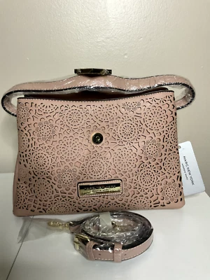 Bolso de Hombro Marc New York Andrew Marc Rosa Rubor 3 Compartimentos Perforado Foto 1 de 4