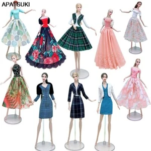 Fashion Doll Clothes Set For 11.5" Doll Outfits Dress Gown Shirt Skirt Coat 1/6 - Picture 1 of 35