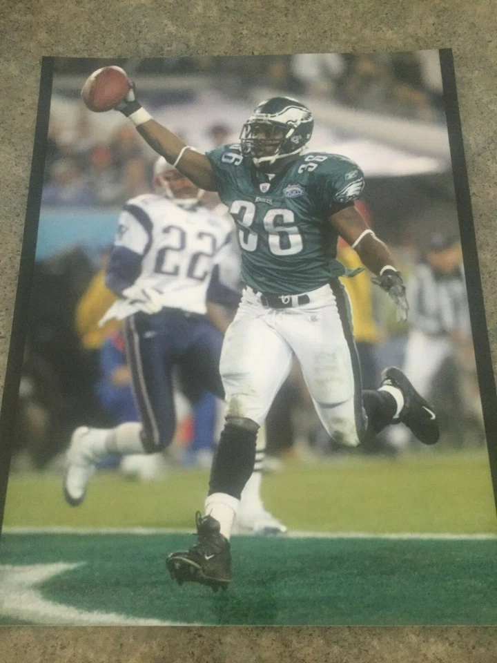  Brian Westbrook Philadelphia Eagles NFC CAMPEÓN 11X14 SUPER BOWL XXXIX TD #2 Foto 1 de 1