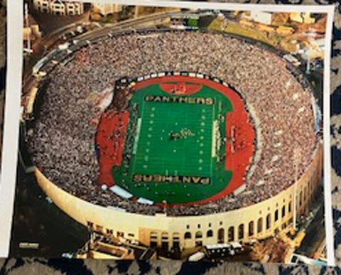 POSTER PITT PANTHERS PITT STADIUM ARIEL VIEW 20X25 FOOTBALL GAME Cover