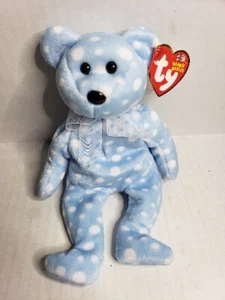 TY Beanie Baby Bubbly the Bear Blue Retired 2003  - Picture 1 of 7