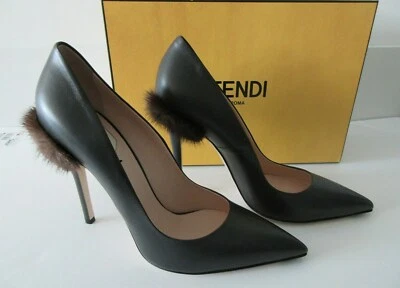 Bomba Fendi auténtica de cuero y piel $750 talla 40 10 Foto 1 de 4