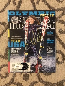 Mikaela Shiffrin Skier Signed Sports Illustrated Magazine PSA COA - Picture 1 of 4