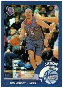 JASON KIDD 2002-03 Topps Chrome Refractor Parallel Card #18 - Picture 1 of 1