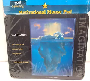 Inspirational Mouse Pad for Desk, Motivational Quote 8.5" x 7" IMAGINATION New - Picture 1 of 3