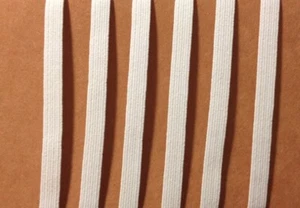 1 Yard of 1/4 inch White Elastic (Minimum 2 yards) (SOFT & STRETCHY!) - Picture 1 of 1