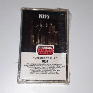 SEALED KISS Dressed To Kill cassette Casablanca tape Rock and Roll All Nite - Picture 1 of 4