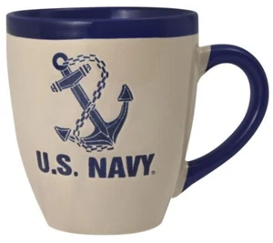 Coffee Mug U.S. Navy Bistro Ceramic 16oz Heavy Duty - New Never Used - Picture 1 of 3