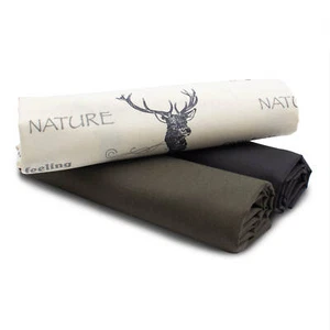 Baumwollstoff 1x Druck + 2x Uni je 0,5m Stoffpaket Nähen Hirsch Geweih Set 69 - Bild 1 von 8