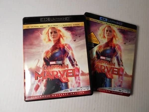 Captain Marvel 4k Ultra HD Blu-ray 2019  w/ Slipcover NO code - Picture 1 of 9