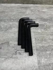 "Lote de 4 llaves Allen/extremo hexagonal de brazo corto de 5/8"" hechas en EE. UU." - Imagen 1 de 4