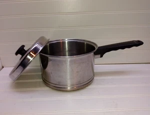 Lifetime Saucepan 3 Qt West Bend Regal Stainless Frying Sauté Pot & Lid - Picture 1 of 16