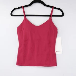 Lululemon Women Tank Align Cami Top Waist Length V Neck Magenta Smoke Red Sz NWT - Picture 1 of 35