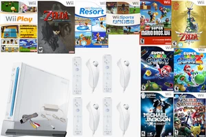 GUARANTEED - Nintendo Wii Console- Pick Game- Gamecube - AUTHENTIC Controllers - Afbeelding 1 van 37