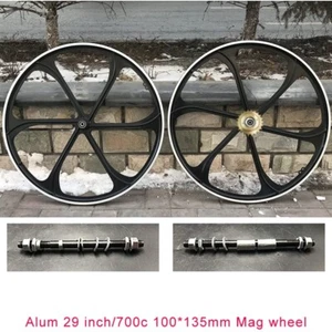 29" Fahrrad Alum Mag Laufradsatz 100mmx135mm & 22T Schwungrad - Gasmotor Fahrrad - Bild 1 von 10