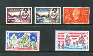 Estampillas de las Islas Wallis y Futuna - Scott # 150-1,187-8,B9 - sin usar - Imagen 1 de 1