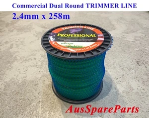 Commercial Round TRIMMER LINE 2.4mm x 258m 3LB Whipper Snipper Cord - Picture 1 of 1