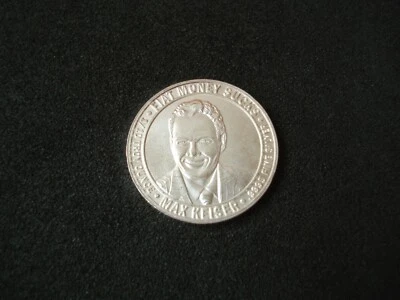 Max Keiser, 1/10 ounce, silver liberation army, 2011, 2012, inflation, UNC, rare - Image 1 of 2