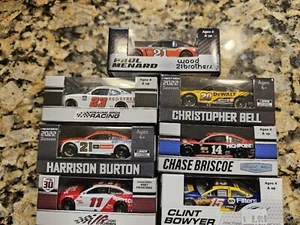 lot of 7 nascar diecast 1/64 cars lionel racing Hamlin Burton menard Bowyer Bell - Picture 1 of 8