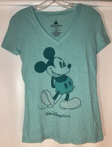 T-shirt Disney Walt Disney World Parks donna XS verde SS Topolino grafica - Foto 1 di 6