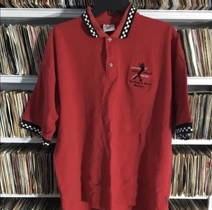 Vintage Fort George C Meade Bowling Center Uniform Po Shirt  Bowler - Picture 1 of 5