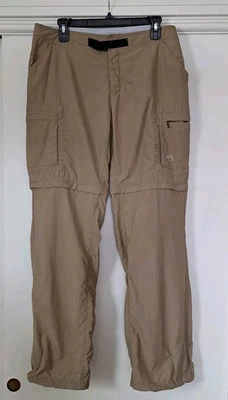 Calça de náilon conversível feminina Mountain Hardwear tamanho 10 caminhada ao ar livre - Imagem 1 de 4