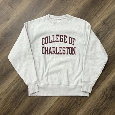 Vintage Champion College Of Charleston Reverse Weave Sweatshirt Crewneck Mens M - Image 1 of 3