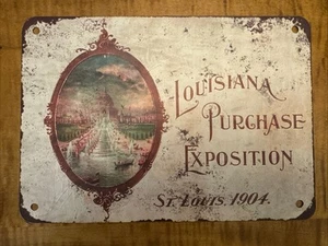 1904 St. Louis World's Fair - Vintage Look Reproduction METAL SIGN - Picture 1 of 4
