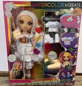 Rainbow High Watercolor & Create Fashion DIY Puppe waschbar Aquarelle 2024 Neu im Karton - Bild 1 von 4