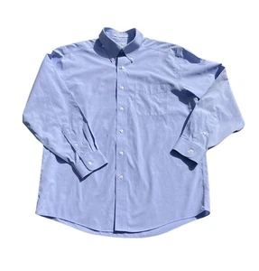 LL Bean Hemd Herren 15 1/2, 32 hell (MEDIUM) blau Button Down knitterarm - Bild 1 von 3