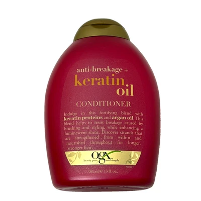 Anti-breakage + Keratin Oil Fortifying Anti-frizz Conditioner For Damaged Hair & - Image 1 of 2