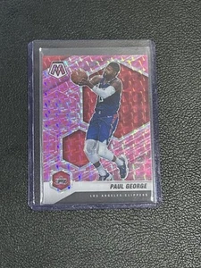 2020-21 Panini Mosaic Mosaic Camo Pink #75 Paul George Clippers TC3 - Picture 1 of 2