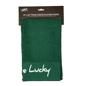 Toalla de golf Black Clover Live Lucky Tour jugadores de caddie NUEVA 22"x44" verde - Imagen 1 de 2