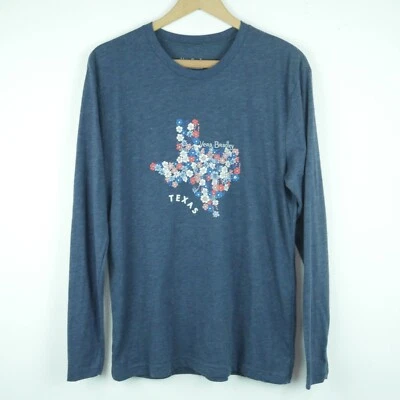 Camiseta Vera Bradley Mediana Texas Manga Larga Floral Tri Mezcla Preppy Informal Foto 1 de 4