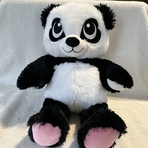 Build a Bear Gwen Stefani Harajuku Hugs Panda 17" Plush Black & Pink Stuffed Toy - Picture 1 of 9