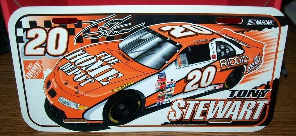 TONY STEWART #20 HOME DEPOT 2000 PLÁSTICO WINCRAFT MATRÍCULA NUEVO!!!!! Foto 1 de 1