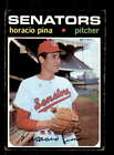 1971 Topps #497 Horacio Pina GVG RC recrue Senators 531356