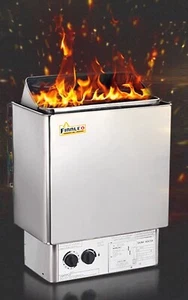 9KW Dry + Wet Electric Sauna Heater Stove All Stainless Steel @ High-Performance - Picture 1 of 5