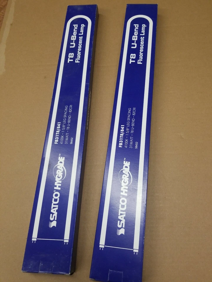 Satco 08452 - FB31T8/841 S8452 U Shaped T8 Fluorescent Tube Light Bulb - Image 1 of 1