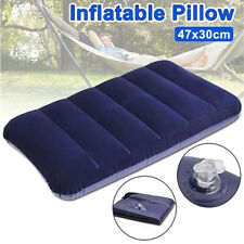 47*30cm Portable Folding Air Inflatable Pillow Outdoor Travel Home Soft Pill _cu