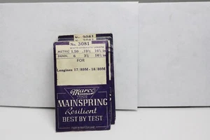 MARCO MAINSPRING # 3081 PER LONGINES 17/89/ 18/89M 2S - Foto 1 di 1