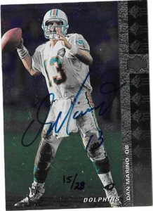 DAN MARINO 1999 SP AUTHENTIC BUY BACK CERTIFIED AUTOGRAPH#15/28 - Picture 1 of 4