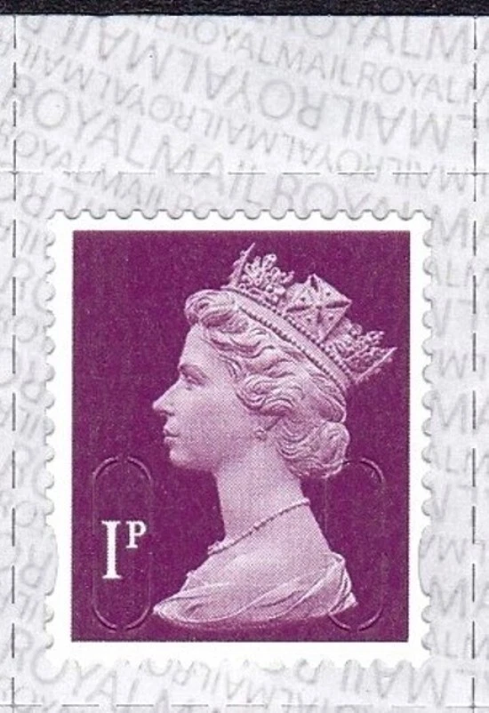 QE2 - 2020 MNH 1p With Overlay M20L MAIL from Counter Sheet PB Ls - Image 1 of 1