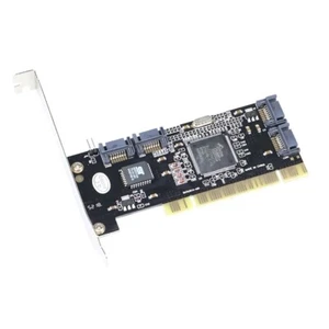 4 Ports SATA to PCI Sil3114 Chip Raid Controller Card Support RAID 0/1/5/0+1 - Picture 1 of 5