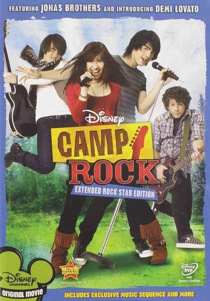 Camp Rock (DVD, Demi Lovato Joe Jonas Nick Jonas Kevin Jonas Alyson Stoner) - Image 1 of 1