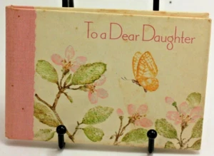 1976 VTG Hallmark Book Scarce To A Dear Daughter HC Lovely Illustrations 4x6 - Picture 1 of 4
