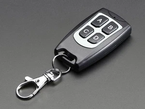 Keyfob 4-Button RF Remoted Control - 315MHz - Picture 1 of 5