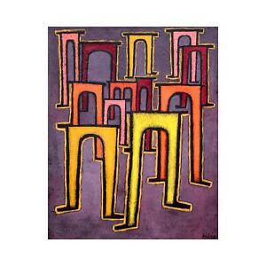 Paul Klee, Revolution of the Viaduct, 1937, Semi-Metallic Gloss, 11" x 14"