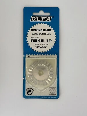 OLFA - Hoja rosada Modelo RB45-1P - Para cortador rotativo RTY-2/G - 45 mm - NUEVO Foto 1 de 2